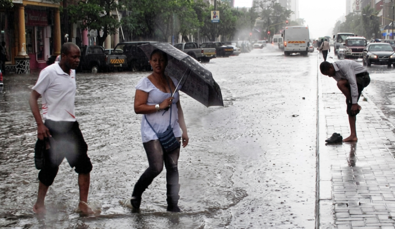 INAM alerta para chuvas fortes no Sul do país